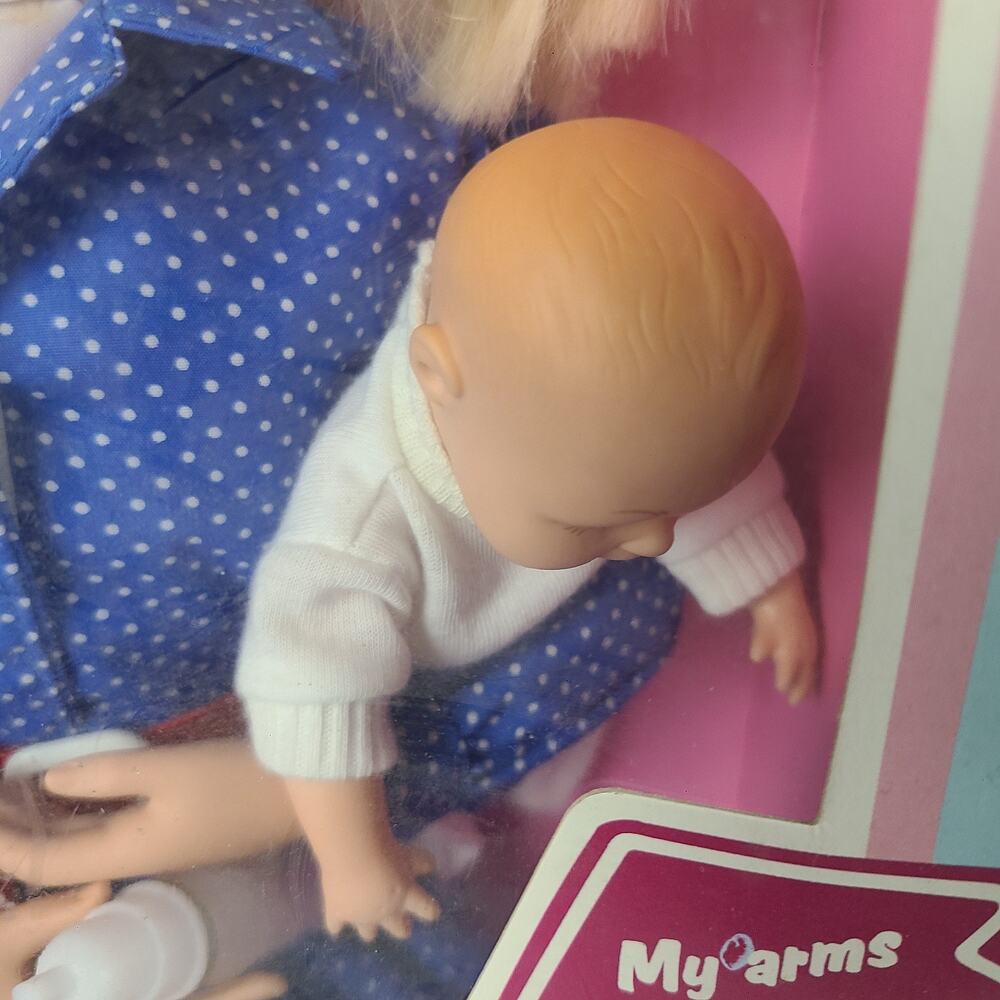 Vintage 1990 The‎ Original Mommy Doll 19" Blonde Hair With Baby Tootsie Toys - Picture 5 of 16